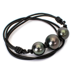 Pearl Leather Necklace