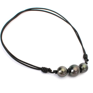 Pearl Leather Necklace