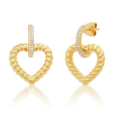 Load image into Gallery viewer, Heart Earrings