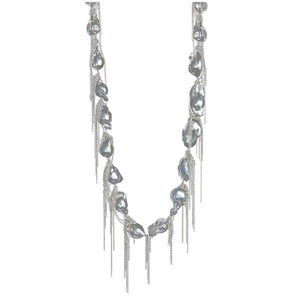 Silver Baroque 31" Necklace