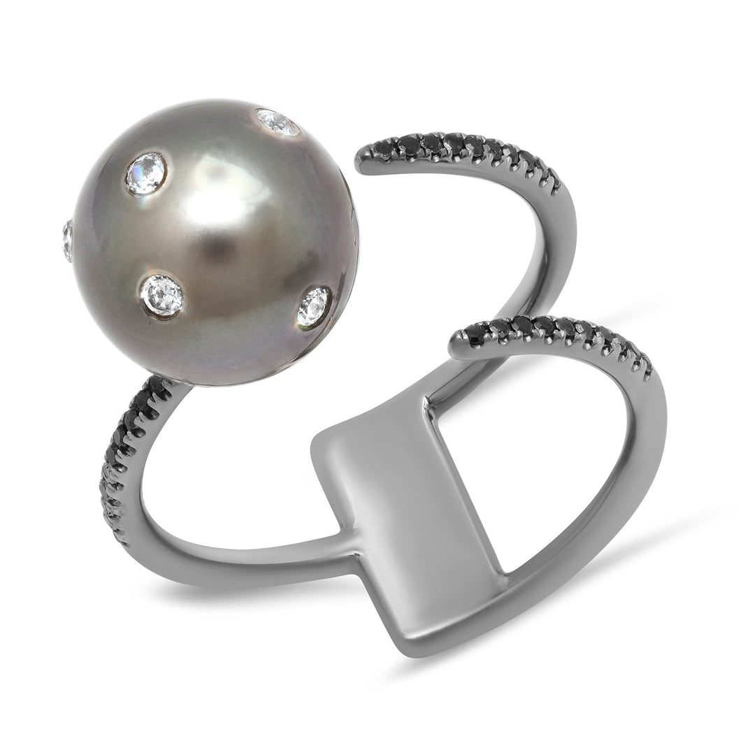 Pearl Claw Ring