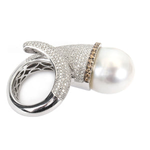 Pearl Swirl Ring
