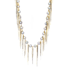 Load image into Gallery viewer, Silver Fringe 31&quot; Necklace