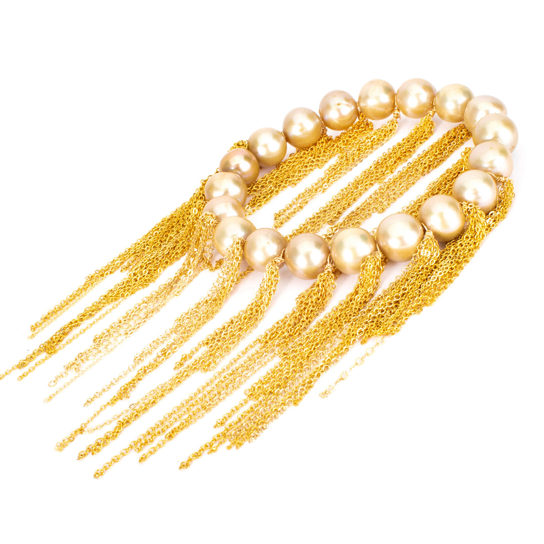 Golden Fringe Bracelet
