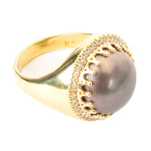 Load image into Gallery viewer, Pearl Slice Ring