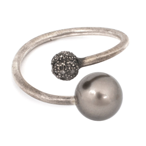 Pearl Twist Ring