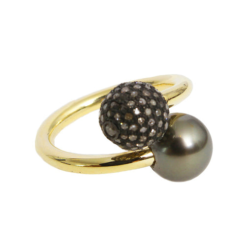 Pearl Twist Ring