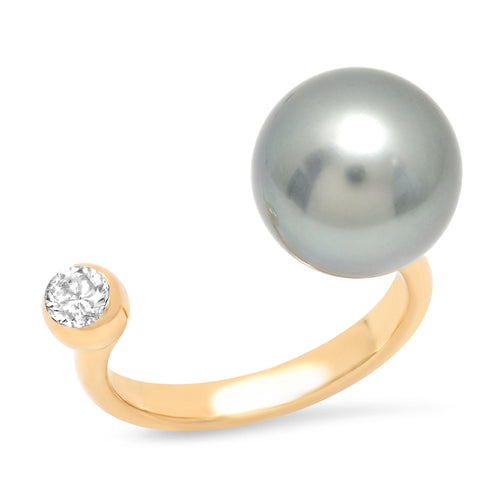 Pearl U Ring