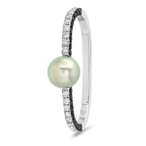 Pearl Diamond Ring