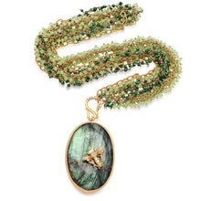 Load image into Gallery viewer, Labradorite Mosquito Necklace