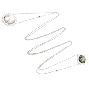 Pearl & Diamond Necklace
