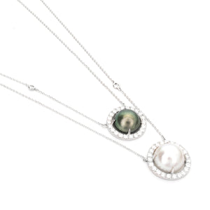 Pearl & Diamond Necklace