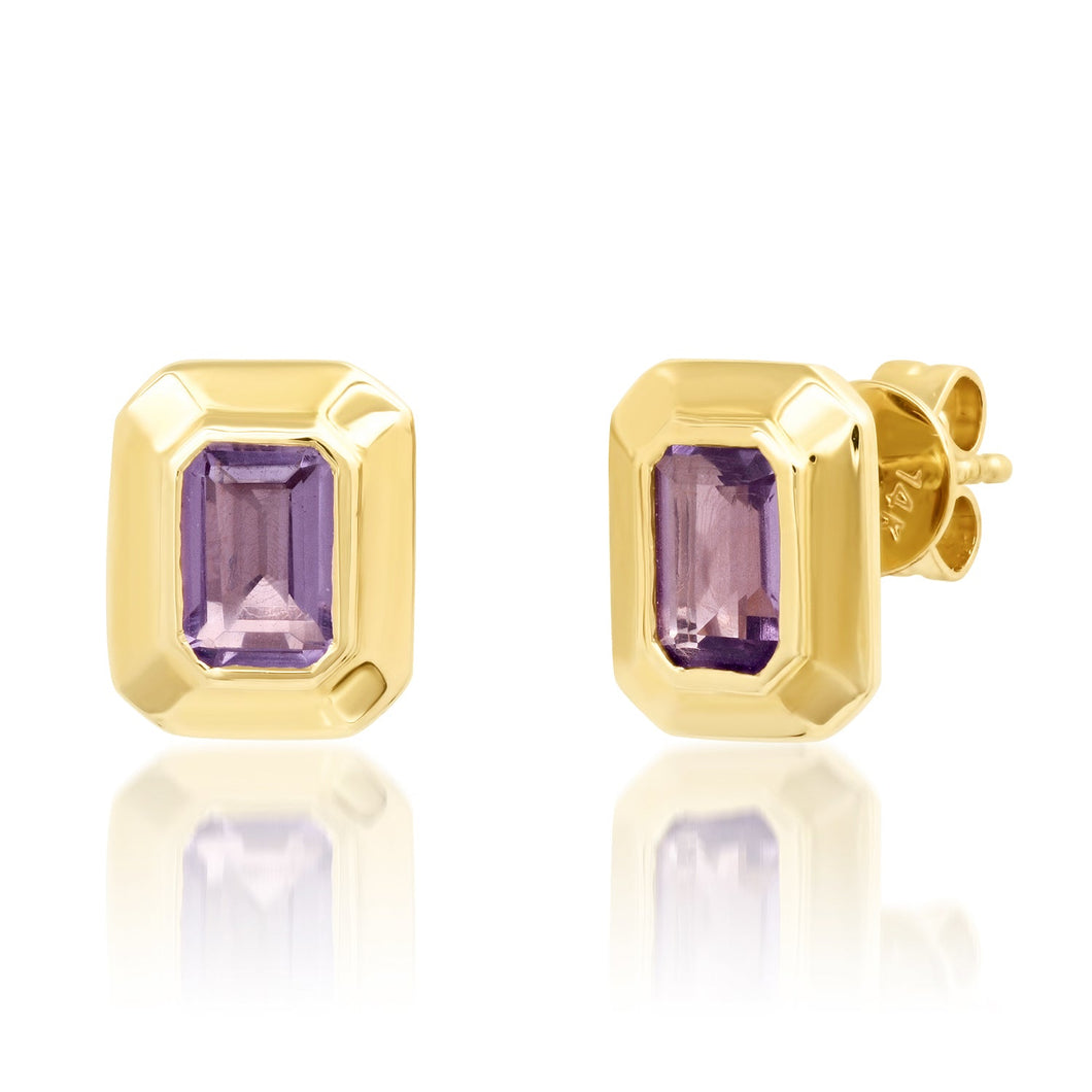Amethyst Studs