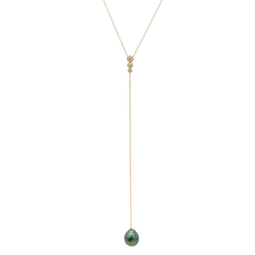 Pearl Y Necklace