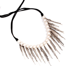 Load image into Gallery viewer, Leather Fringe Necklace