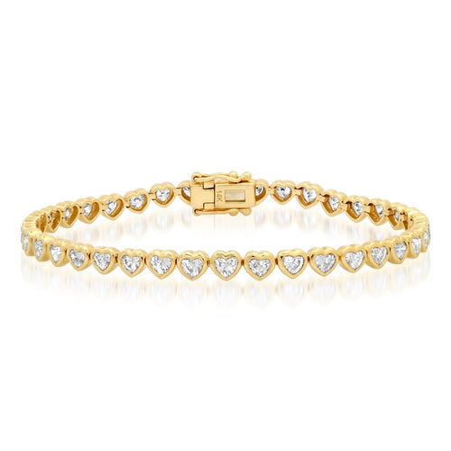 Heart Bezel Bracelet