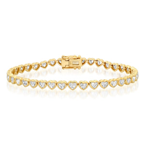 Heart Bezel Bracelet