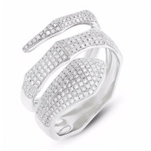 Load image into Gallery viewer, Diamond Snake Ring