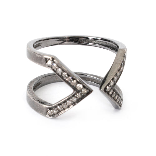 Half Chevron Ring