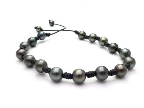 Pearl Leather Necklace