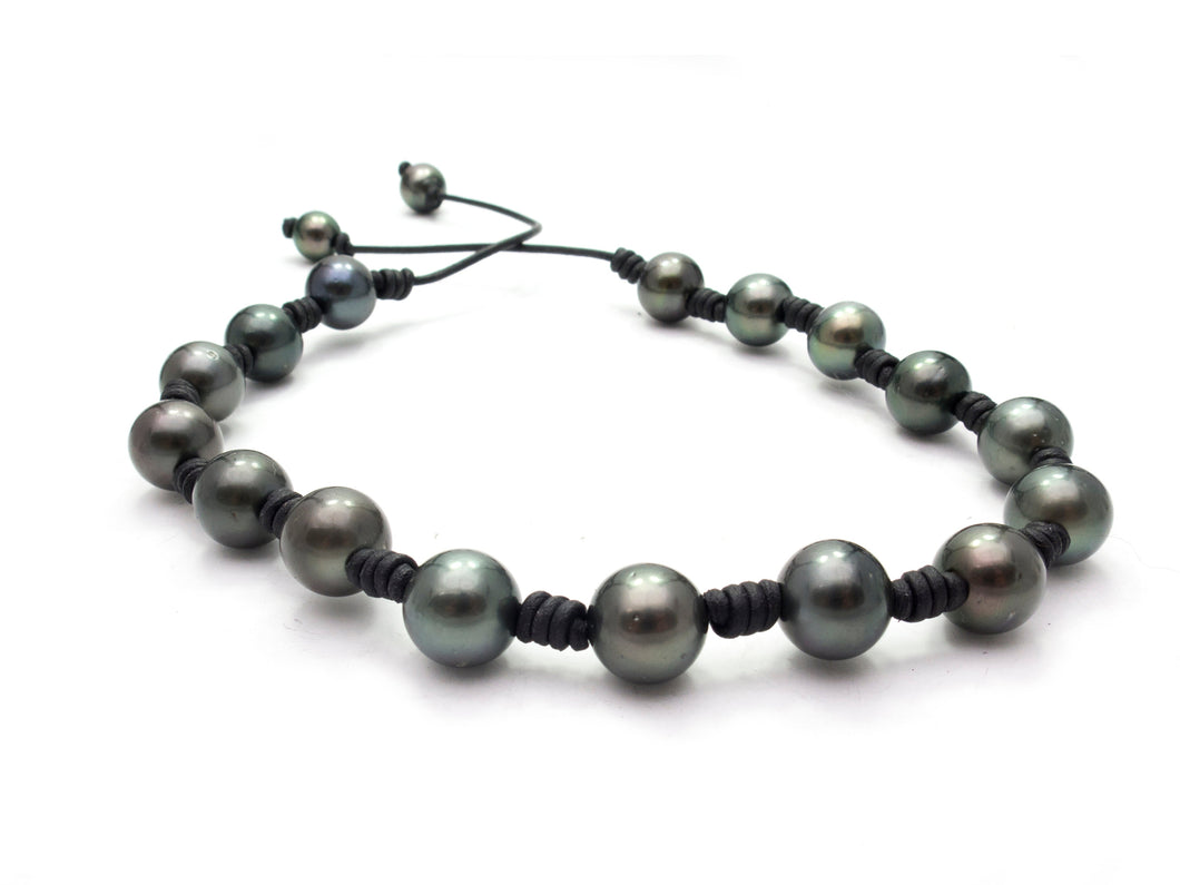 Pearl Leather Necklace