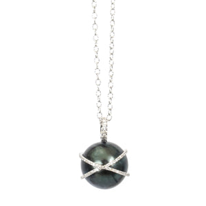 Pearl X Necklace