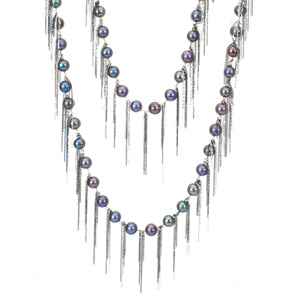 Ink Fringe 62" Necklace