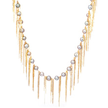 Load image into Gallery viewer, Silver Fringe 31&quot; Necklace