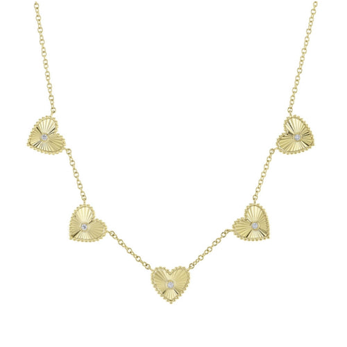 Radiating Heart Necklace