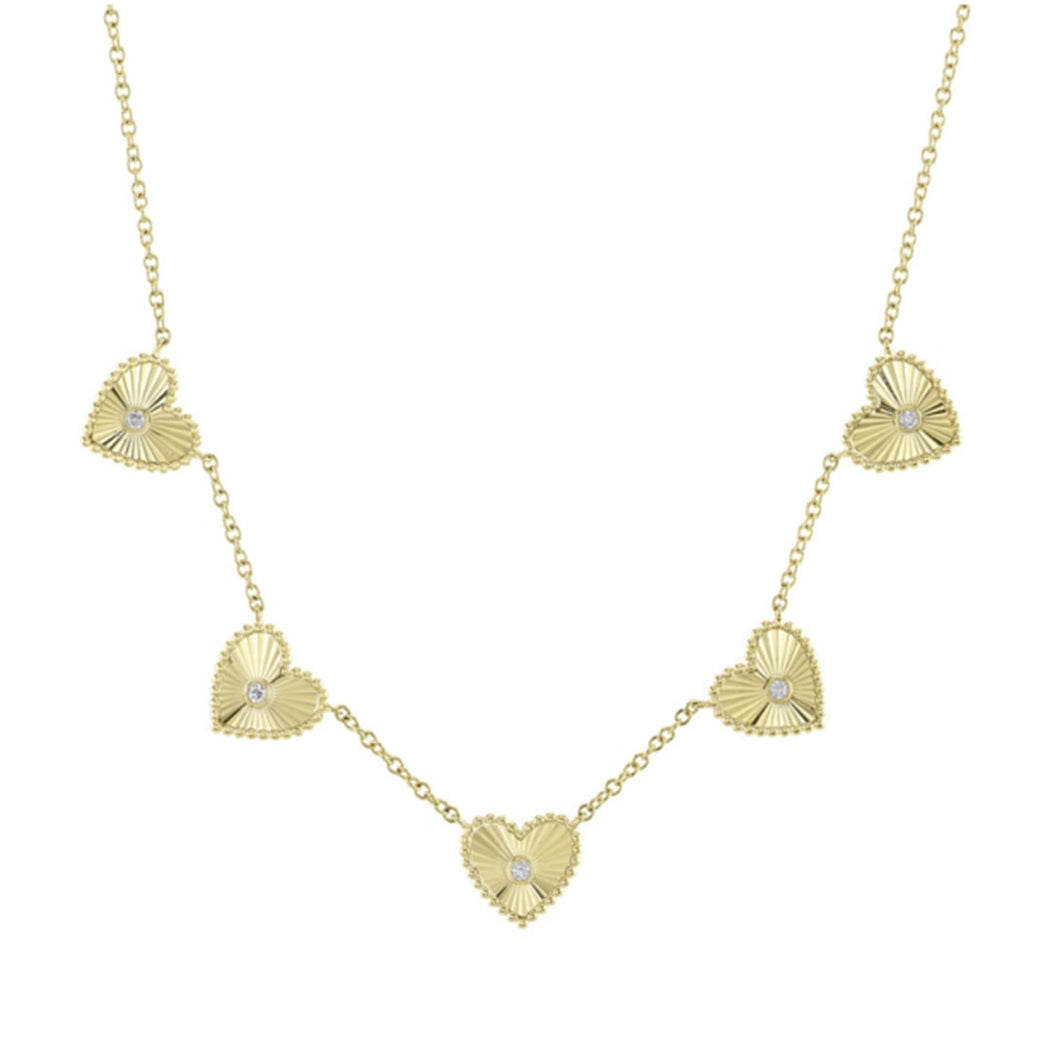 Radiating Heart Necklace