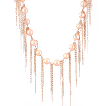 Load image into Gallery viewer, Pink Fringe 31&quot; Necklace