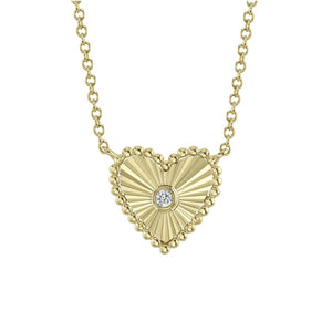 Radiating Heart Necklace