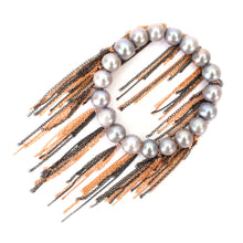 Load image into Gallery viewer, Silver Fringe Bracelet