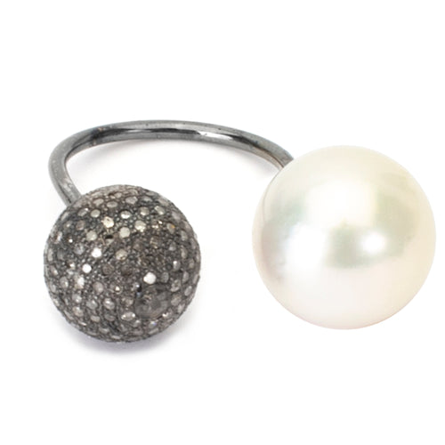 Pearl U Ring