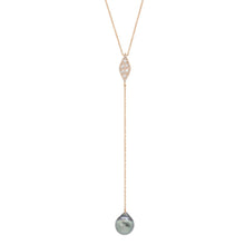 Load image into Gallery viewer, Pearl Y Necklace