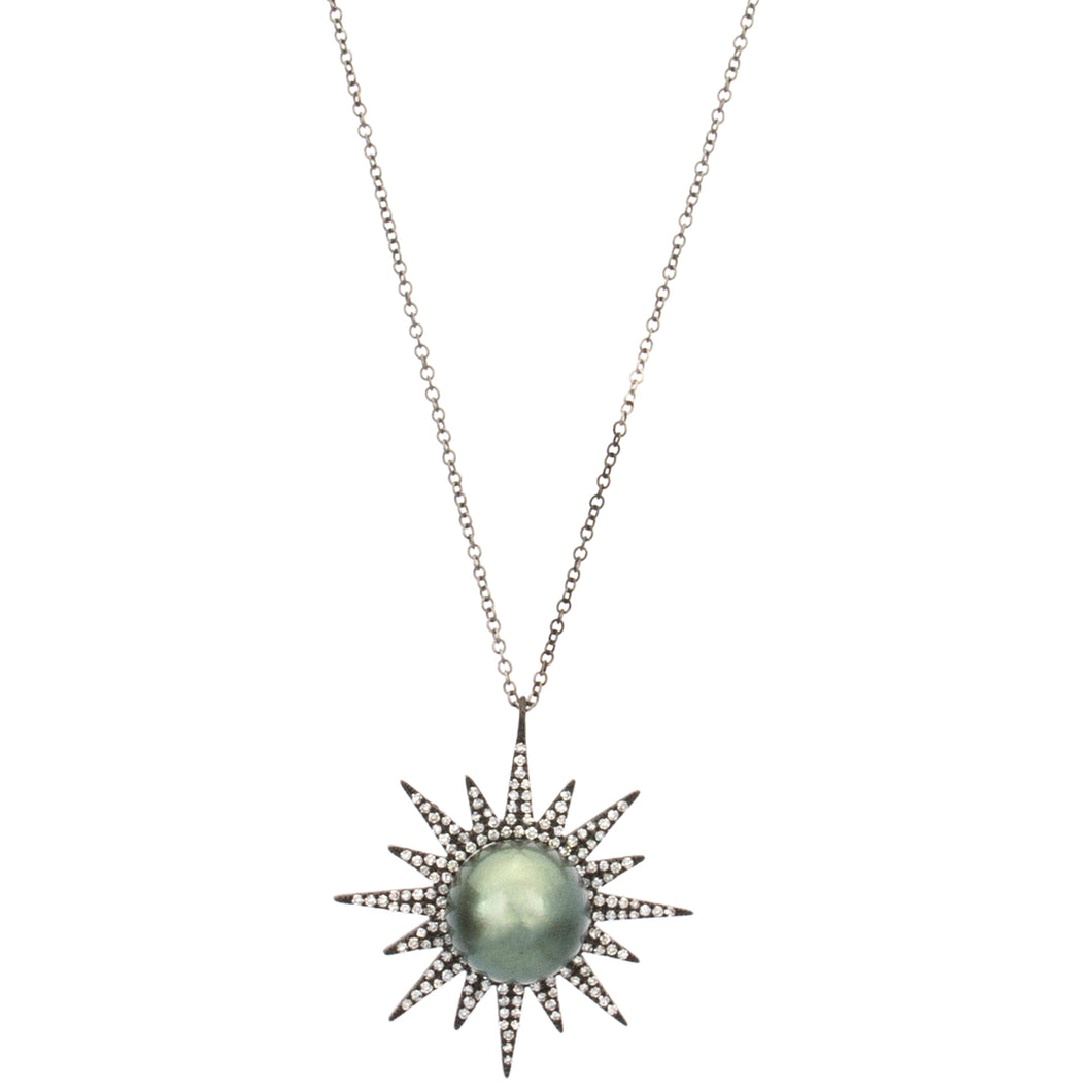 Pearl Sunburst Necklace