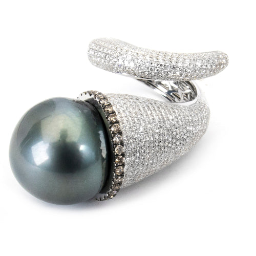 Pearl Swirl Ring