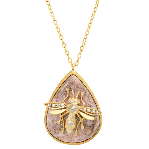Agate Mosquito Necklace