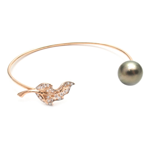 Pearl Leaf Cuff
