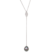Load image into Gallery viewer, Pearl Y Necklace