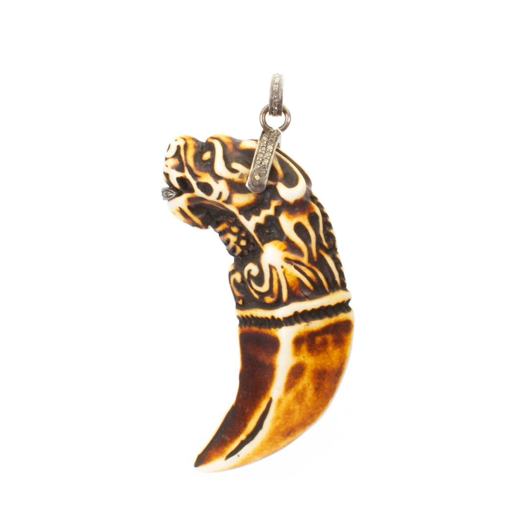 Carved Claw Pendant