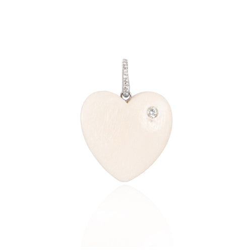Bone Heart Pendant