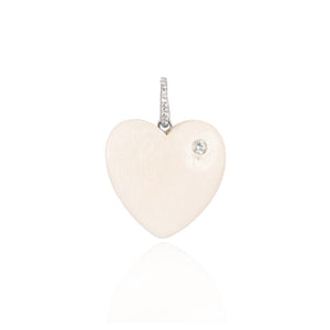 Bone Heart Pendant
