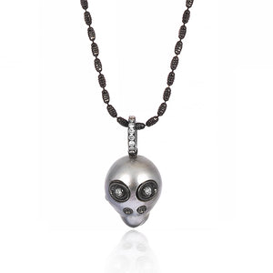 Pearl Skull Necklace