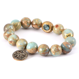 Jasper Stretch Bracelet