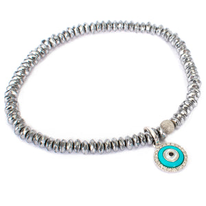 Pyrite Eye Bracelet