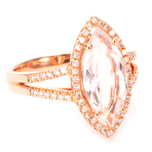 Load image into Gallery viewer, Morganite Ring