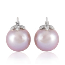 Load image into Gallery viewer, 12mm Pearl Earrings