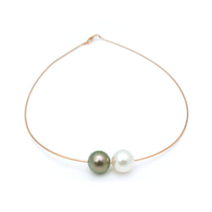 Double Pearl Necklace