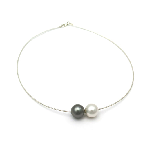 Double Pearl Necklace